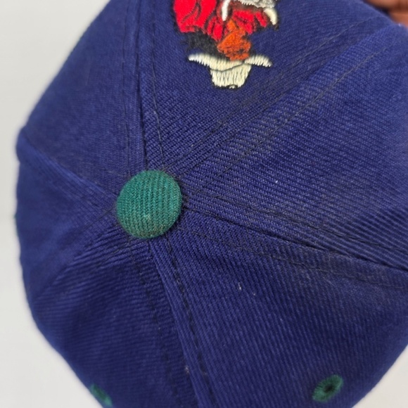 RARE- Colorful Embroidered 3D Horse Barrel Racing Rodeo Western Hat- Blue - Picture 6 of 12